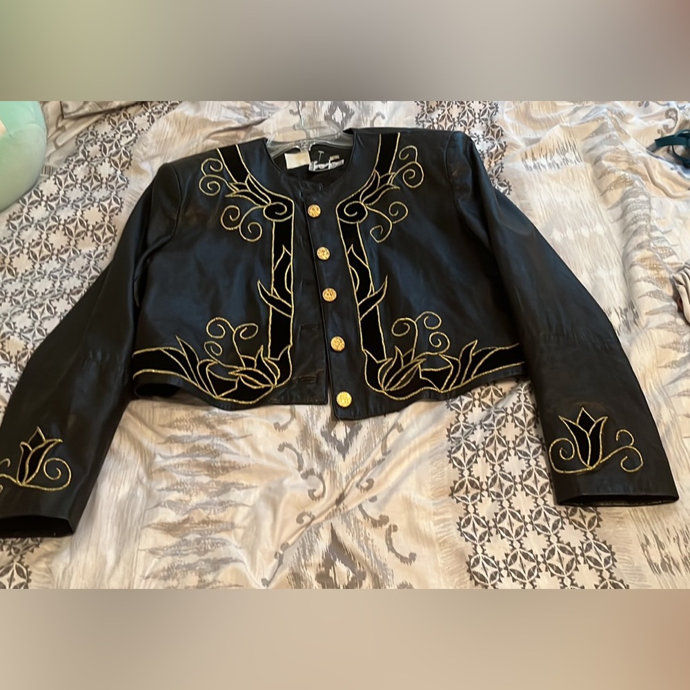 Lamb skin vintage Jacket.